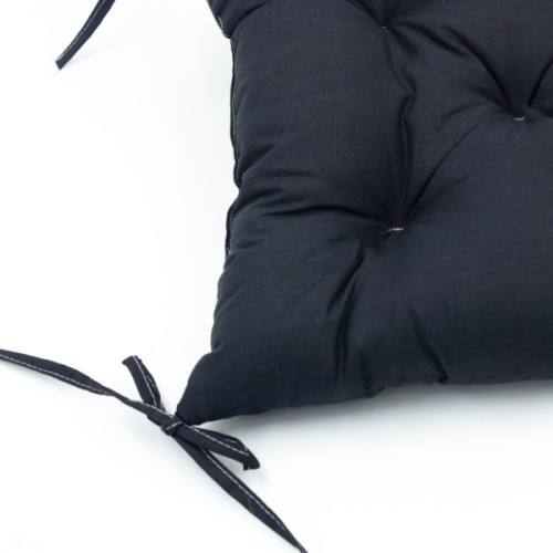 Подушка на стілець MirSon Ranforce Elite 16-9000 Black Stone 50x50 см (2200006276098)