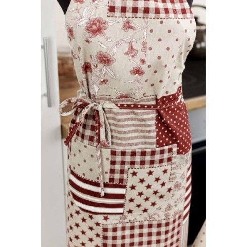 Фартух Прованс Печворк бордо (031638)