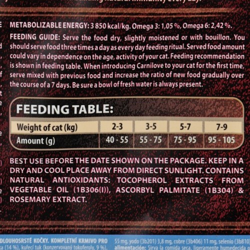 Сухий корм для кішок Carnilove Cat Sensitive and Long Hair 2 кг (8595602512287)