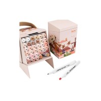 Художній маркер Arrtx Спиртові Alp ASM-02SK 36 кольорів Відтінок шкіри (LC302208)