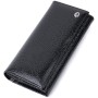Гаманець ST Leather З натуральної лакованої шкіри Чорний (22679)