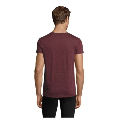 Футболка Sol's Regent Fit темно-бордовий меланж XXL (00553148XXL)