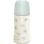 Пляшечка для годування Suavinex Poetry, 270 мл, фізіологічна соска середній потік, м'ятна (308970)