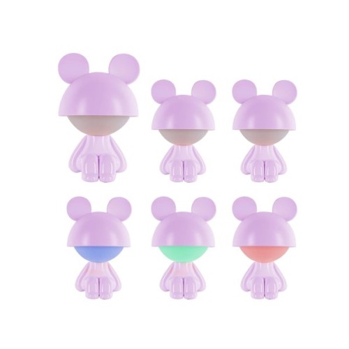 Нічник Kite Світильник LED з акумулятором Cute Mouse, фіолетовий (K25-316-2-5)