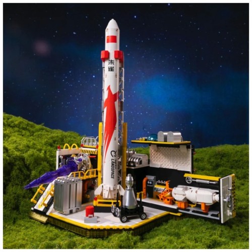 Конструктор Pantasy Joyside Series LANDSPACE - Лабораторія космічної ракети мрії без фігурок (11023)