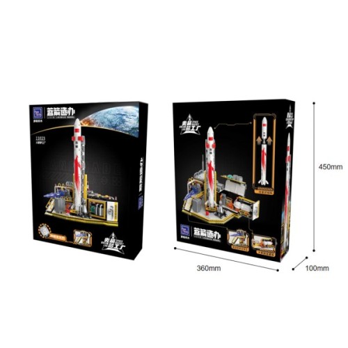 Конструктор Pantasy Joyside Series LANDSPACE - Лабораторія космічної ракети мрії без фігурок (11023)