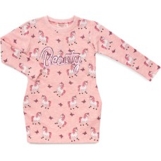 Плаття дитяче Breeze з єдинорогами (17743-134G-peach)