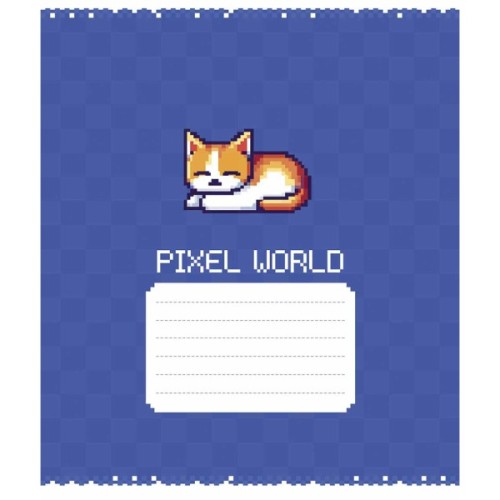 Зошит Школярик 12 аркушів клітинка (012-3563K)