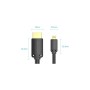 Кабель мультимедійний HDMI M to HDMI micro M 2.0m V2.0 4K60Hz 18Gbps black Vention (AGIBH)