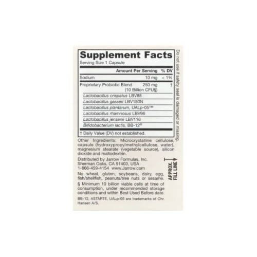 Вітамінно-мінеральний комплекс Jarrow Formulas Пробіотики для жінок, 10 млрд КУО, Vegan Fem Dophilus, Advanced, 10 Billi (JRW-03735)