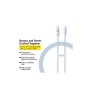 Дата кабель USB-C to USB-C 1.0m 100W blue Baseus (1167203)