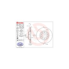 Гальмівний диск Brembo 09.9772.11