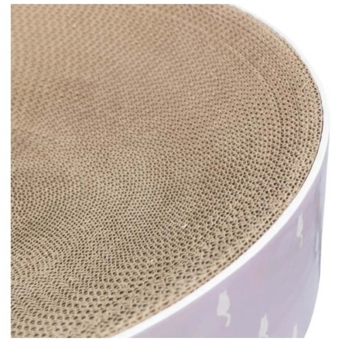 Дряпка (кігтеточка) для котів Trixie «Lilly» картонна з м'ятою 45×10 см (рожева) (4011905480145)