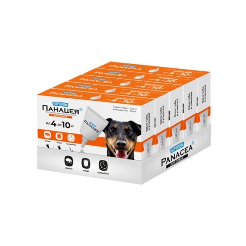 Краплі для тварин Superium Панацея Протипаразитарні для собак 4-10 кг (9142)