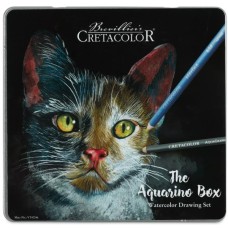 Олівці кольорові Cretacolor THE AQUARINO BOX водорозчинних 24 кольори (9014400325213)