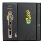 Ручка кулькова Parker IM 17 UKRAINE Black GT BP Квіти + блокнот Parker + подар.упак. GIFT24 (22032b24_T1050u)