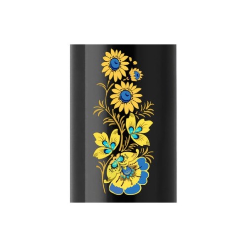 Ручка кулькова Parker IM 17 UKRAINE Black GT BP Квіти + блокнот Parker + подар.упак. GIFT24 (22032b24_T1050u)