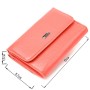 Гаманець Canpellini З натуральної шкіри флотар Кораловий (21595)