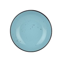 Тарілка Limited Edition Terra 20 см Супова Блакитна (YF6002-5)