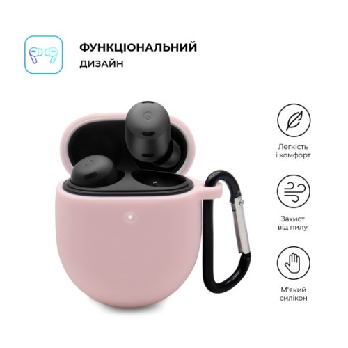 Чохол для навушників Armorstandart Hang Case для Google Pixel Buds Pro Pink (ARM75515)