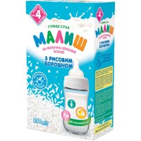 Дитяча суміш Малиш На молочно-зерновій основі з рисовим борошном 350 г (4820199502033)