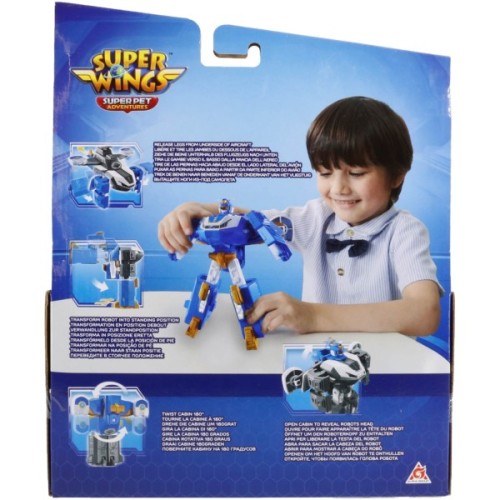 Трансформер Super Wings Міні Повітряна База Робот (EU760288)