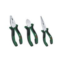 Плоскогубці Bosch набір 3 шт, комбіновані, подовжені, бокорізи (1.600.A02.C0S)