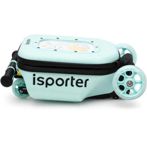 Самокат iSporter Travel 2в1 з валізою м'ятний (K3_Mint)