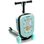 Самокат iSporter Travel 2в1 з валізою м'ятний (K3_Mint)