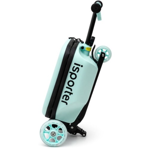 Самокат iSporter Travel 2в1 з валізою м'ятний (K3_Mint)