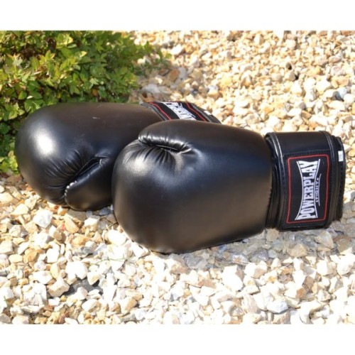 Боксерські рукавички PowerPlay 3004 Classic Чорні 8 унцій (PP_3004_8oz_Black)