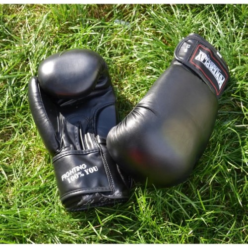 Боксерські рукавички PowerPlay 3004 Classic Чорні 8 унцій (PP_3004_8oz_Black)