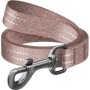 Повідець для собак WAUDOG Re-cotton світловідбивний S Ш 15 мм Д 500 см коричневий (40136)