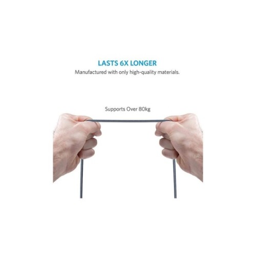 Дата кабель USB 2.0 AM to Lightning 1.8m black Anker (A8013H11/A8013H12)