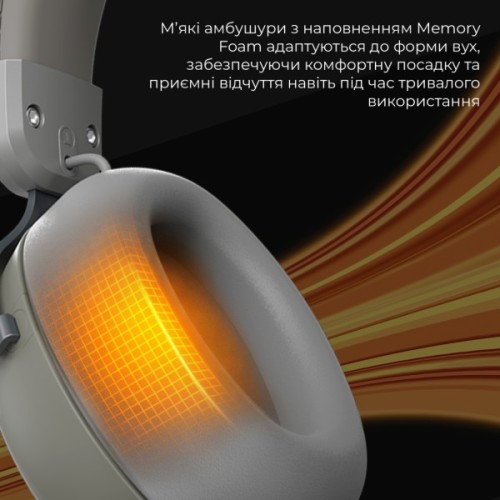 Навушники Ajazz AHM08 MAX 3-Mode Grey (AHM08-MAX-GW)