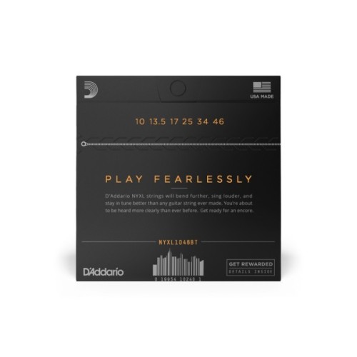 Струни для гітари D'Addario NYXL Balanced Tension Regular Light (10-46) (NYXL1046BT)