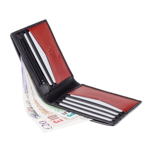Гаманець Visconti VSL20 Sword з RFID Black Red (VSL20 BLK/RED)