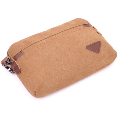 Сумка Vintage Чоловіча з текстилю Коричнева (21260)