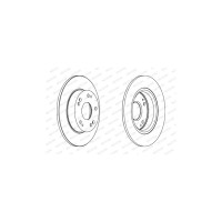 Гальмівний диск FERODO DDF1558
