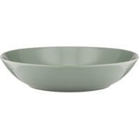 Тарілка Ardesto Capri, 630мл, 20см, порцеляна, зелений (AR0520CG)