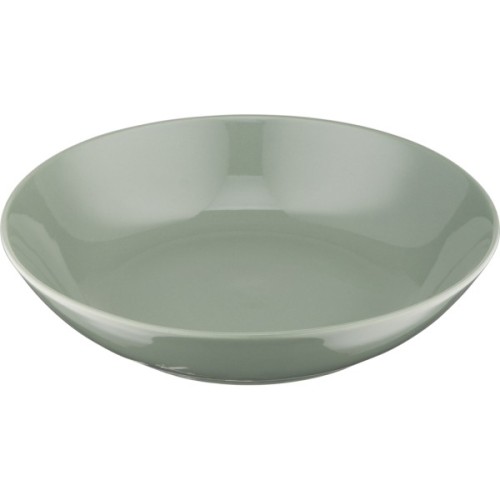 Тарілка Ardesto Capri, 630мл, 20см, порцеляна, зелений (AR0520CG)