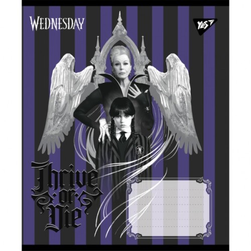 Зошит Yes Wednesday Таємничі уроки А5 48 аркушів клітинка (768269)