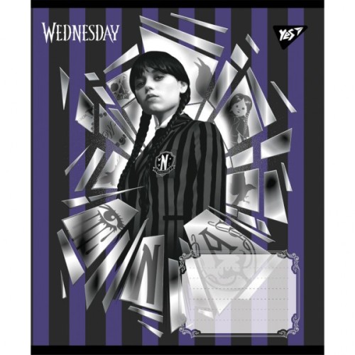 Зошит Yes Wednesday Таємничі уроки А5 48 аркушів клітинка (768269)