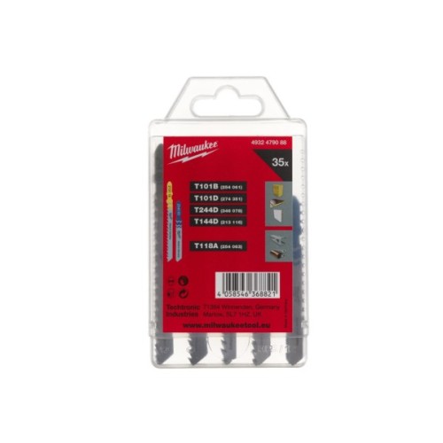 Полотно Milwaukee набір для електролобзиків - 35 шт (4932479088)