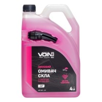 Омивач автомобільний VOIN -22 White Diamond з ефектом антидощу 4л (VOIN W5 WD -22)