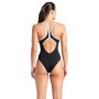 Купальник Arena Pro_File Swimsuit Solid 008055-510 чорний, білий 42 (3468337414339)