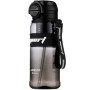 Пляшка для води Ardesto Urban 850мл, пластик, чорний (AR2285UB)