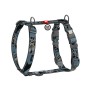 Шлея для собак WAUDOG Nylon H-подібна з QR-паспортом "Тінь Бетмена", пластиковий фастекс S (343-1078)