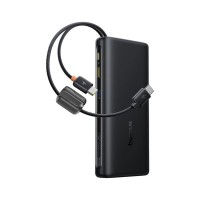 Батарея універсальна Baseus 25000mAh EnerFill FC41 145W Digital Display Built-in Dual USB-C Cable (E0028H03)