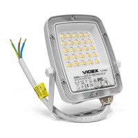 Прожектор Videx F5 20W 3000-5000-6500K 230V White (VL-F5-020CW)